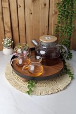 قوری درب بامبو دودی