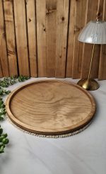 دیس چوبی گرد بزرگ - تصویر 2