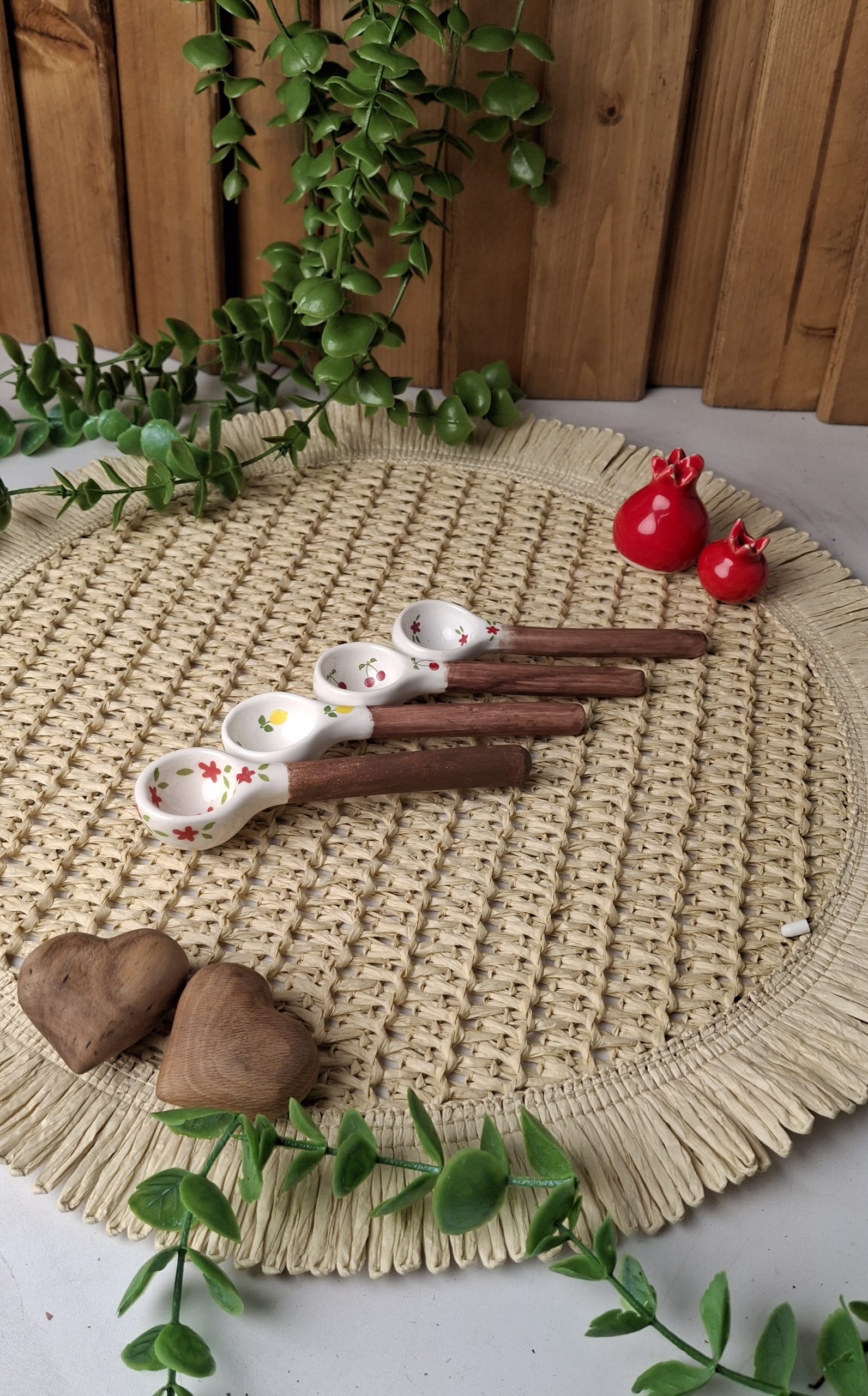 20260623_103853 قاشق سرامیکی گلدار - تصویر 1