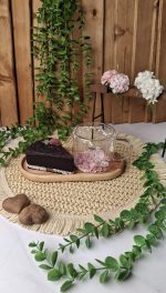 لیوان گل‌دار دوجداره مربع - تصویر 2