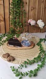 لیوان گل‌دار دوجداره مربع - تصویر 4