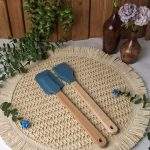 فرچه و لیسک چوبی لیبل دار