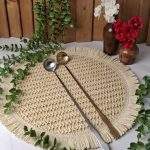 ملاقه شربت خوری نقره ای