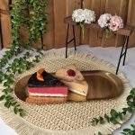 سینی بیضی طلایی ۳۰س