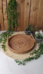 سینی کوچک ساده بامبو - تصویر 2