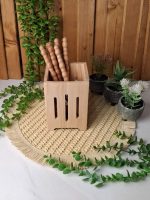 جا قاشقی شیار دار رابر