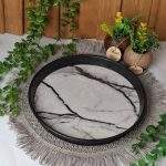 سینی گرد سنگی کوچک