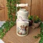 دبه روغن فلزی ۱لیتری